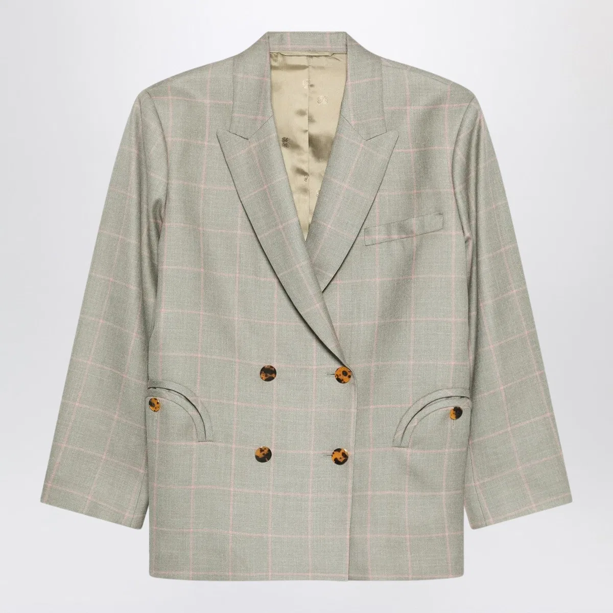 Blaze Milano Blazé Milano Double-Breasted Beige Blaze