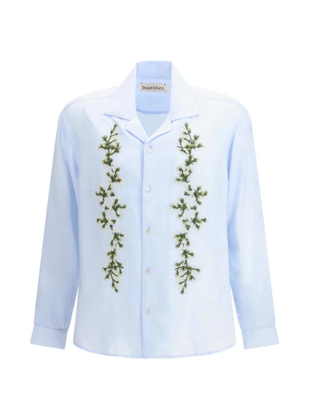 Baziszt Tinees Floral-Embroidered Shirt