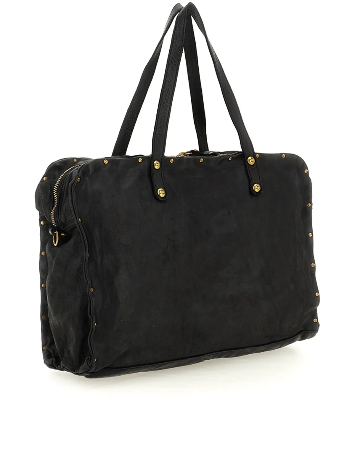 Campomaggi Black Leather Clelia