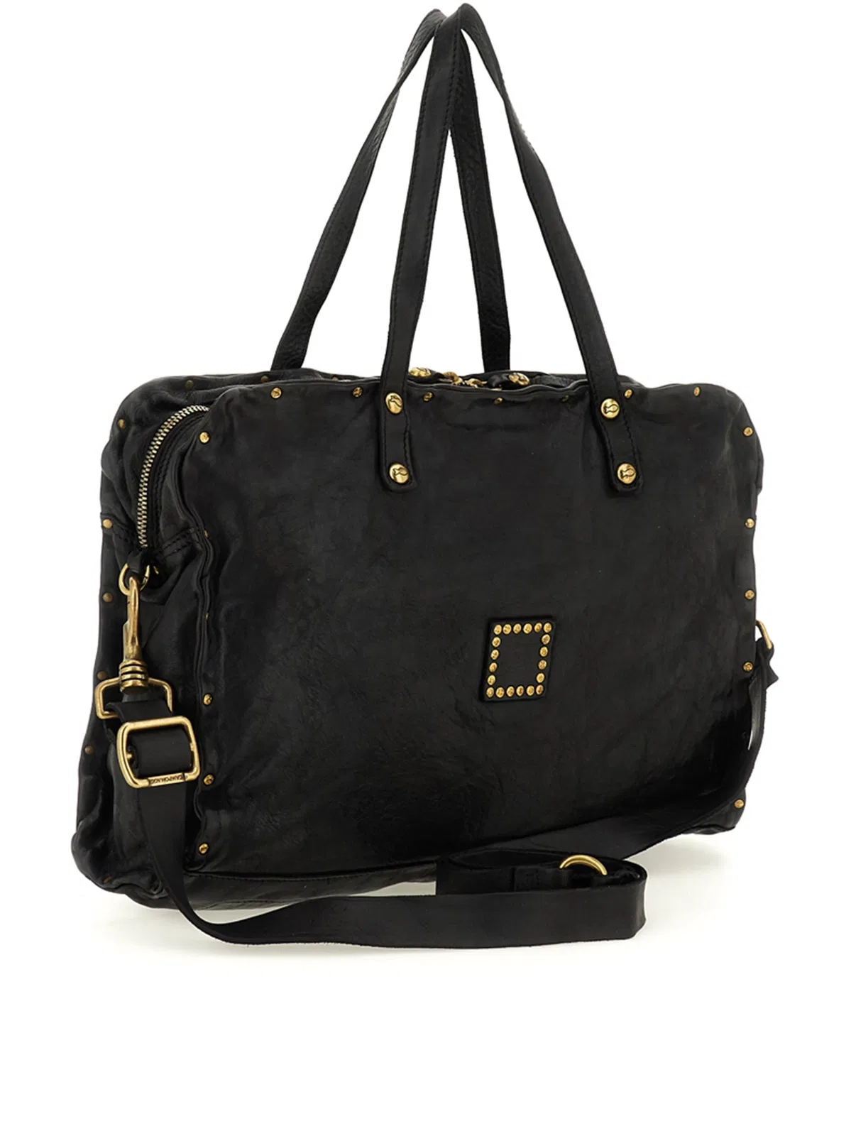 Campomaggi Black Leather Clelia