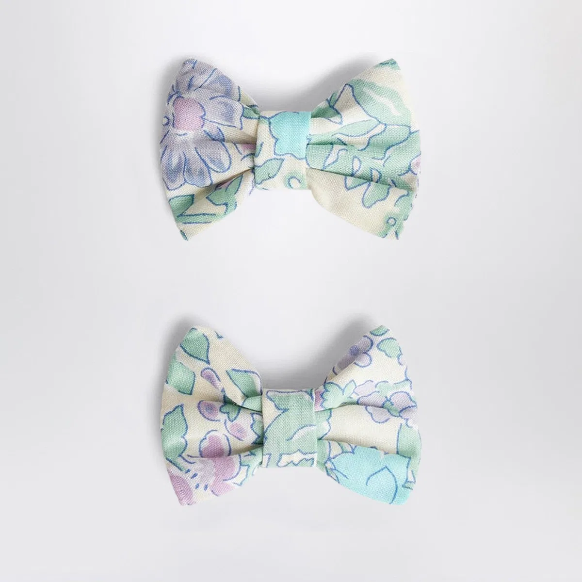 Bonpoint Miniclic Liberty Fabric Hair Clips