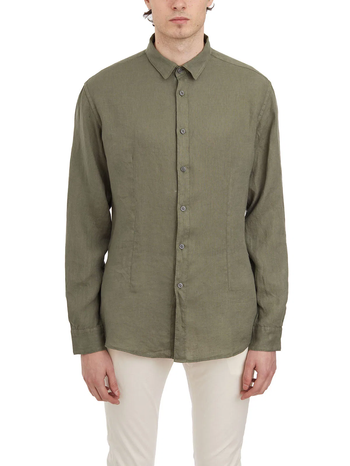 Daniele Alessandrini Linen Basic Shirt