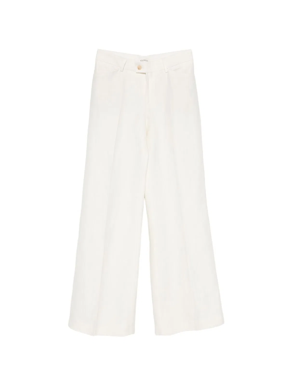 Closed Linen Blend Trousers