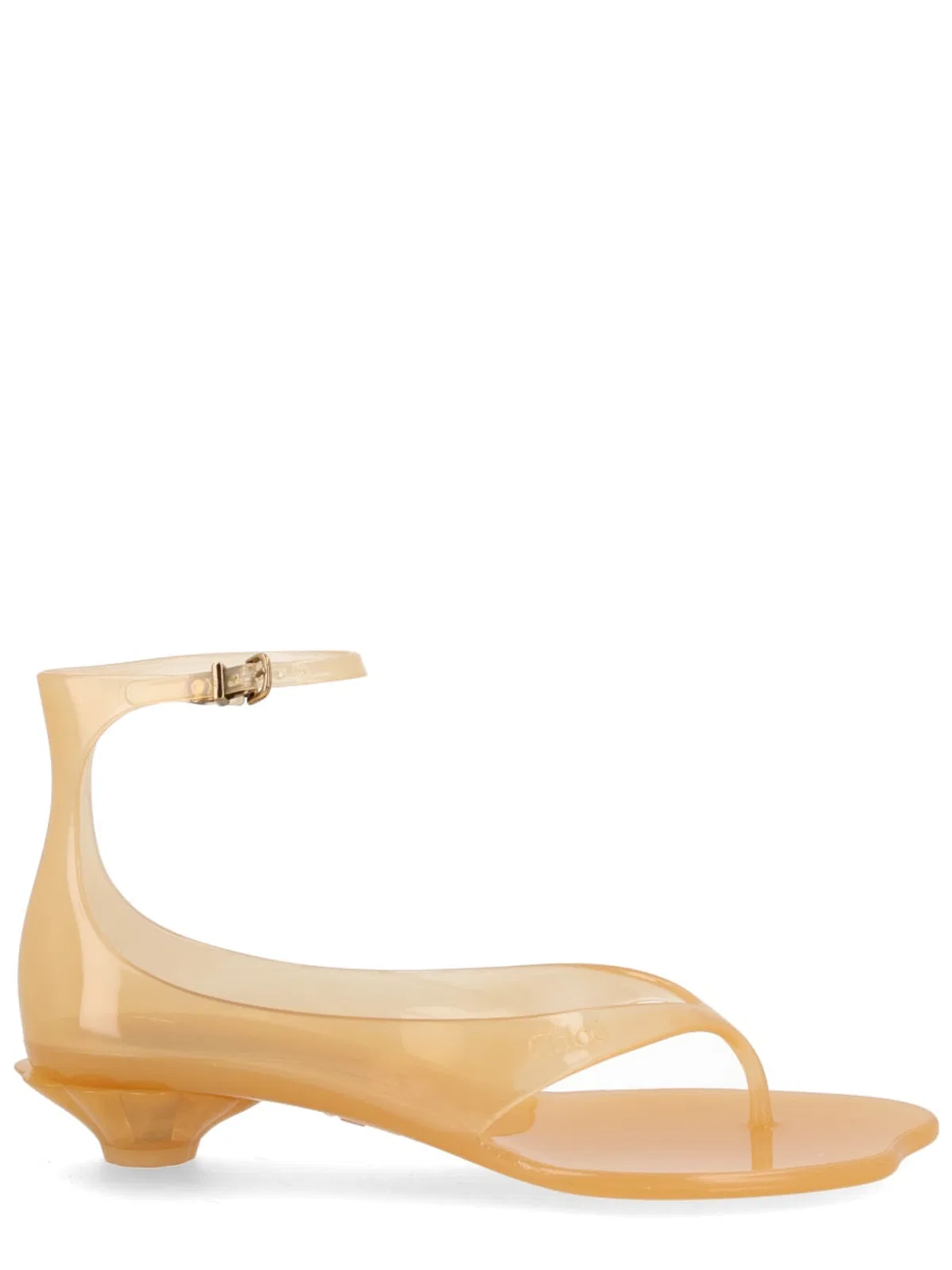Chloé Beige Thermoplastic Polyurethane Heel