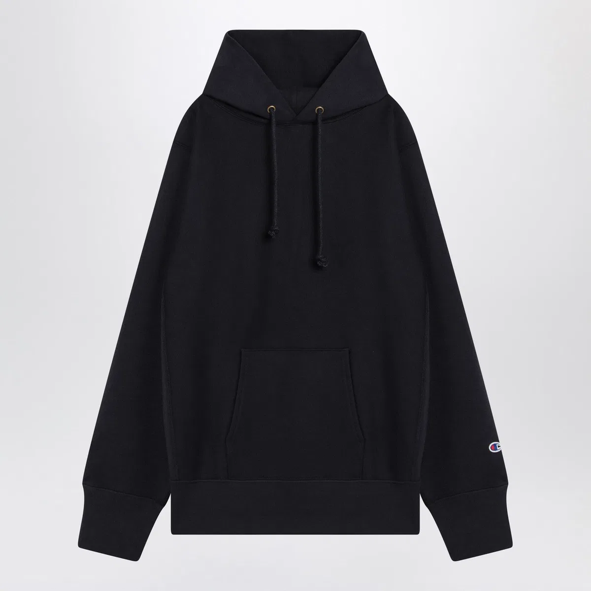 Champion Navy Blue Cotton Hoodie