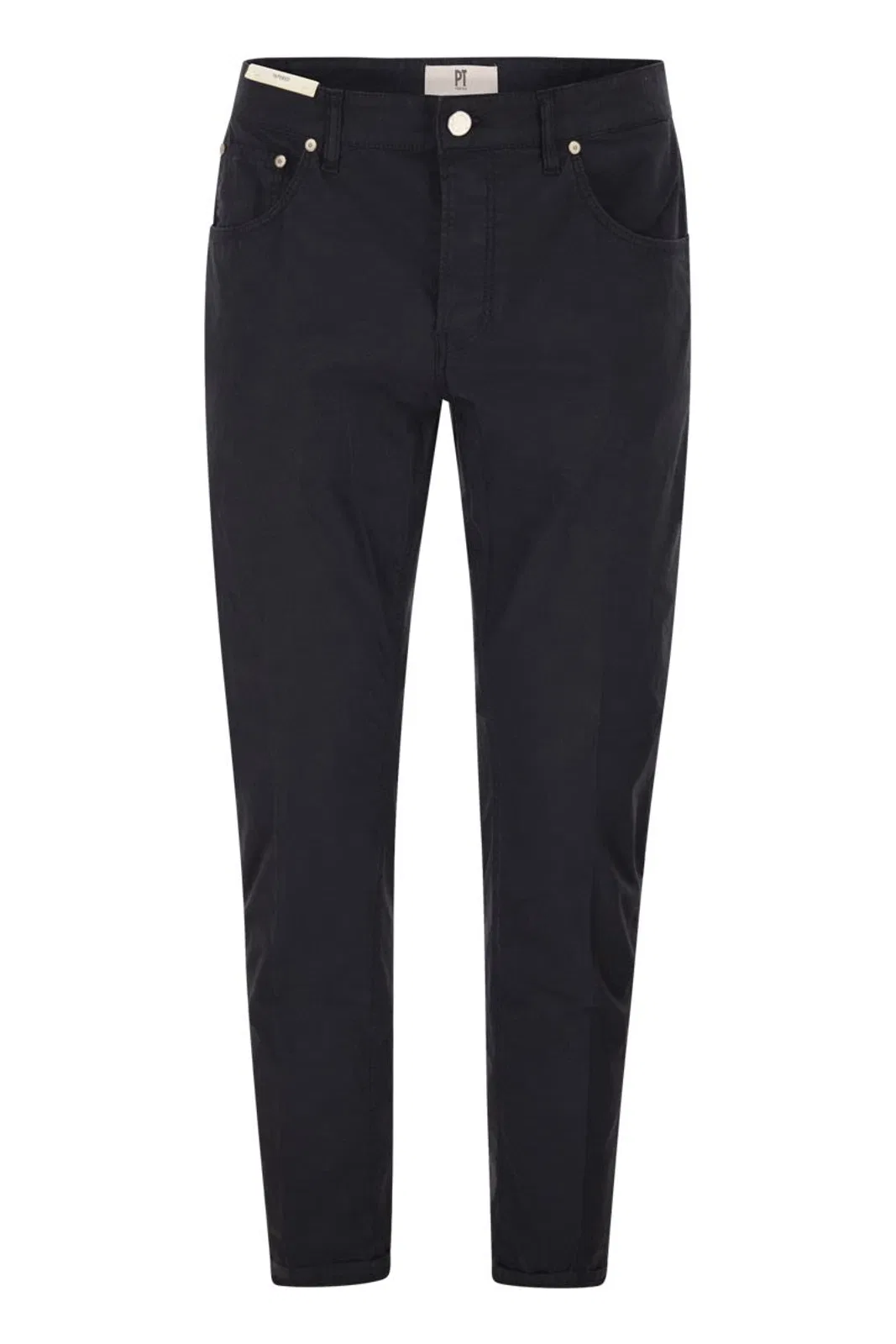 Pt Torino Five-Pocket Trousers In Stretch Cotton