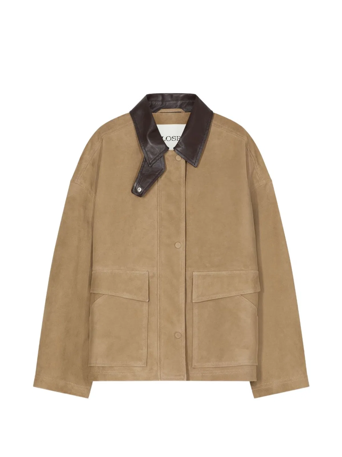 Closed Goat Suede Leather Jacket
