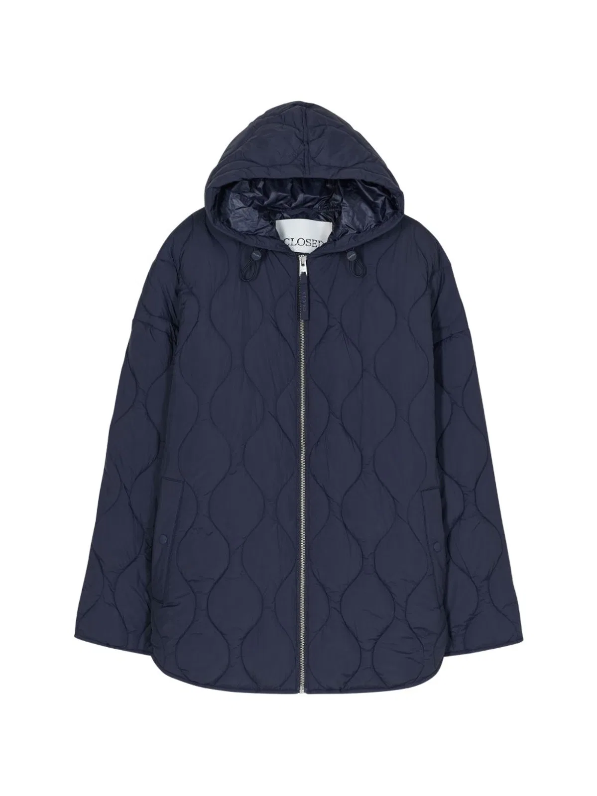 Closed Front Zip Long Sleeves