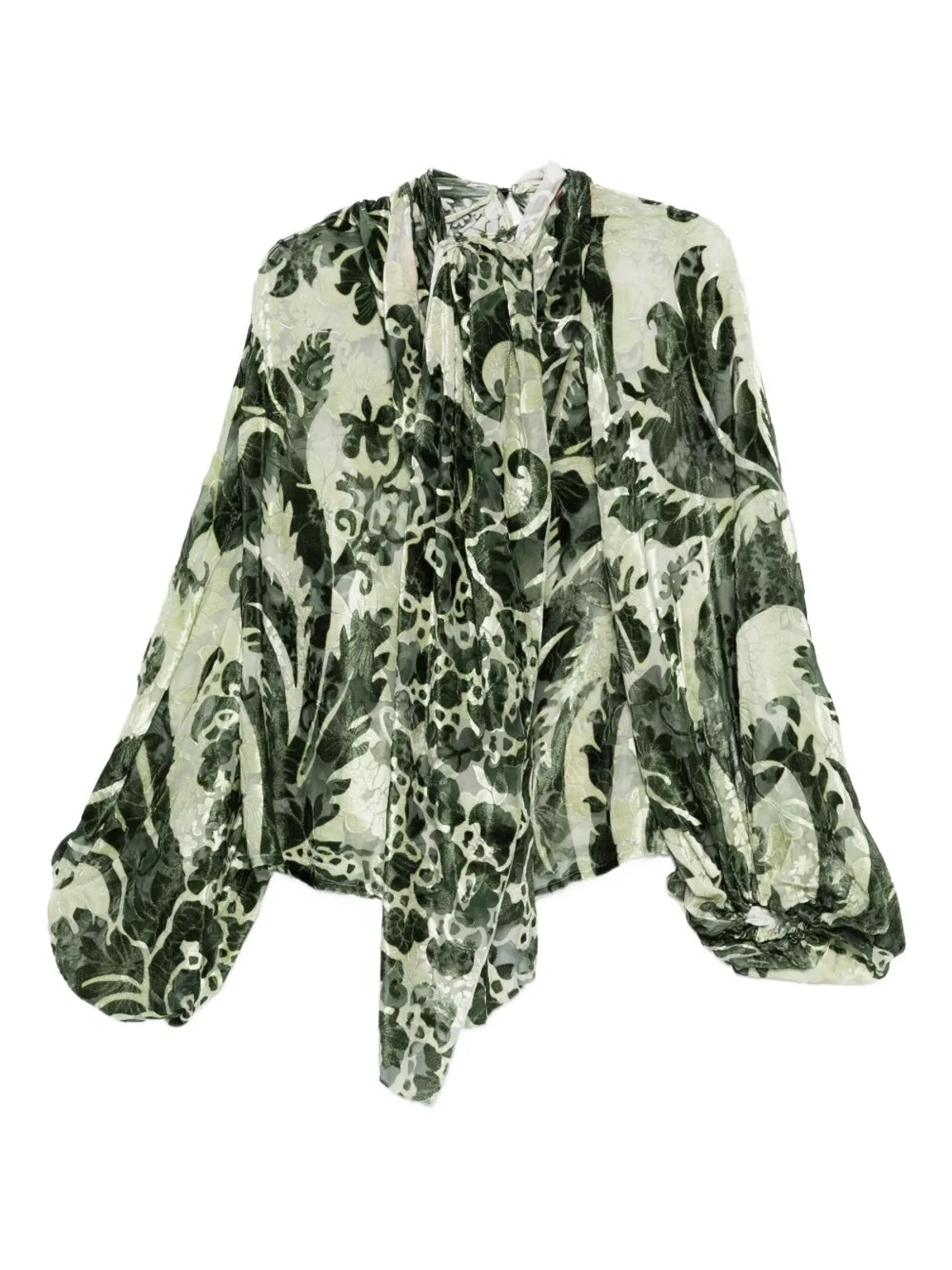 F.R.S For Restless Sleepers Printed Silk Blouse