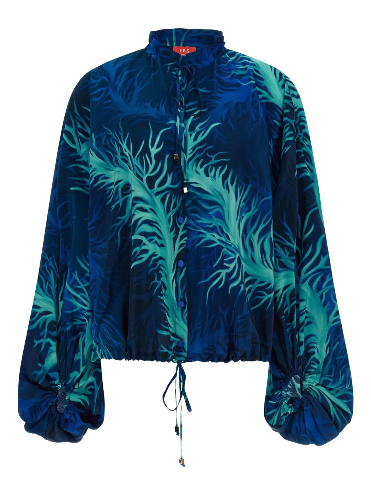 F.R.S For Restless Sleepers Printed Silk Blouse