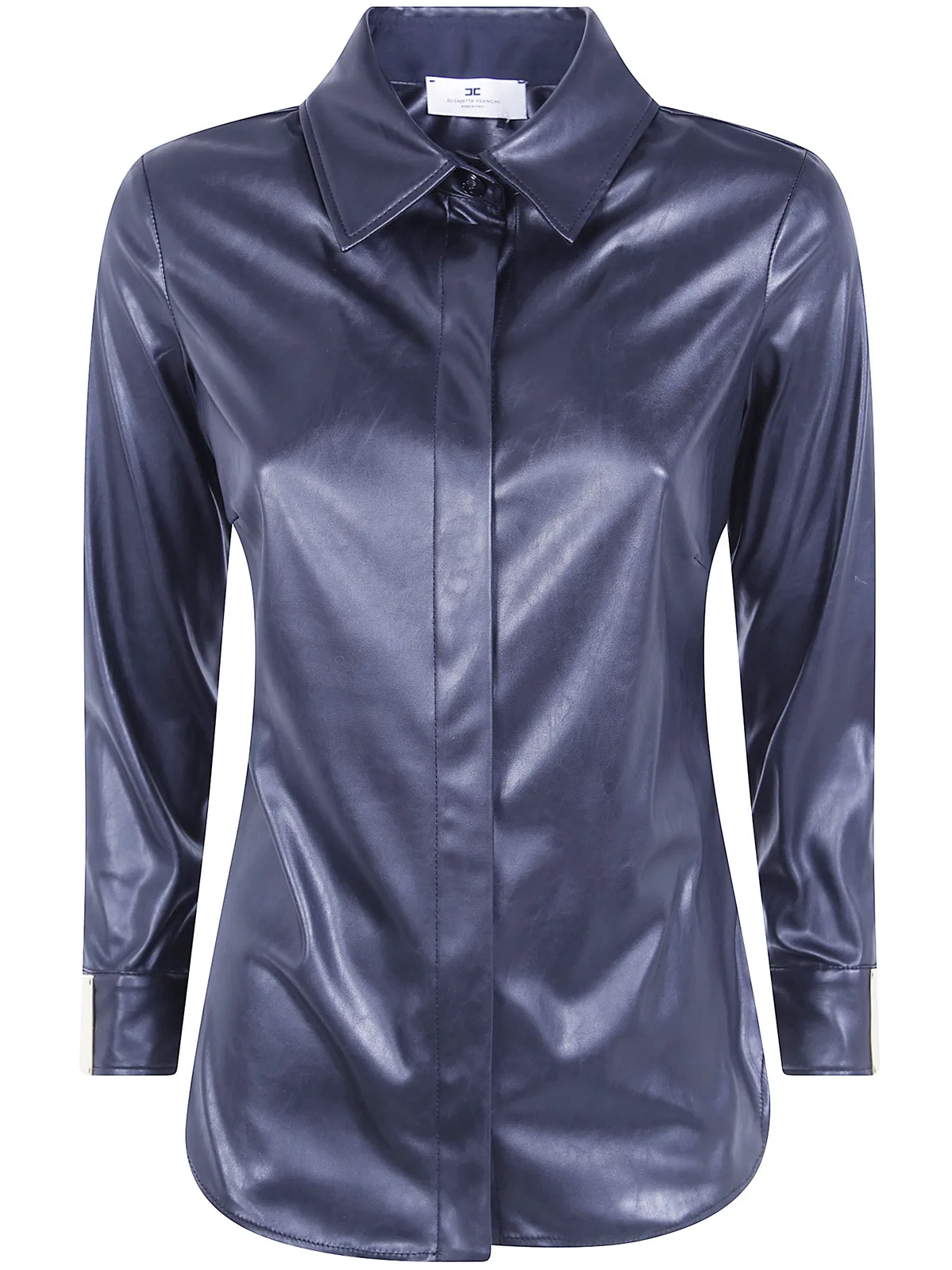 Elisabetta Franchi Faux Leather Shirt