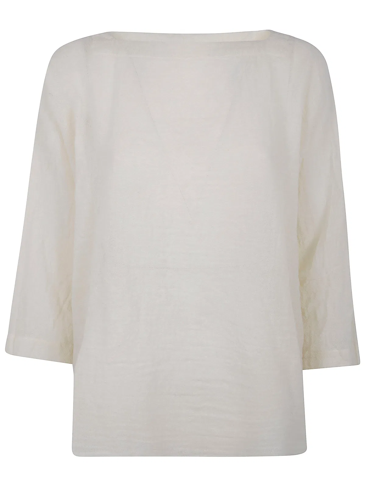 Daniela Gregis "Camicia Quadrato" Washed Wool Shirt