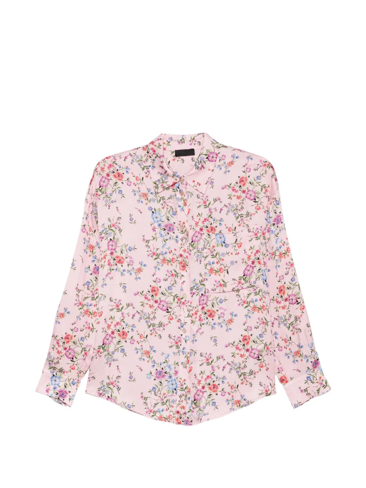 Liu Jo Pink Blossom Cotton Shirt