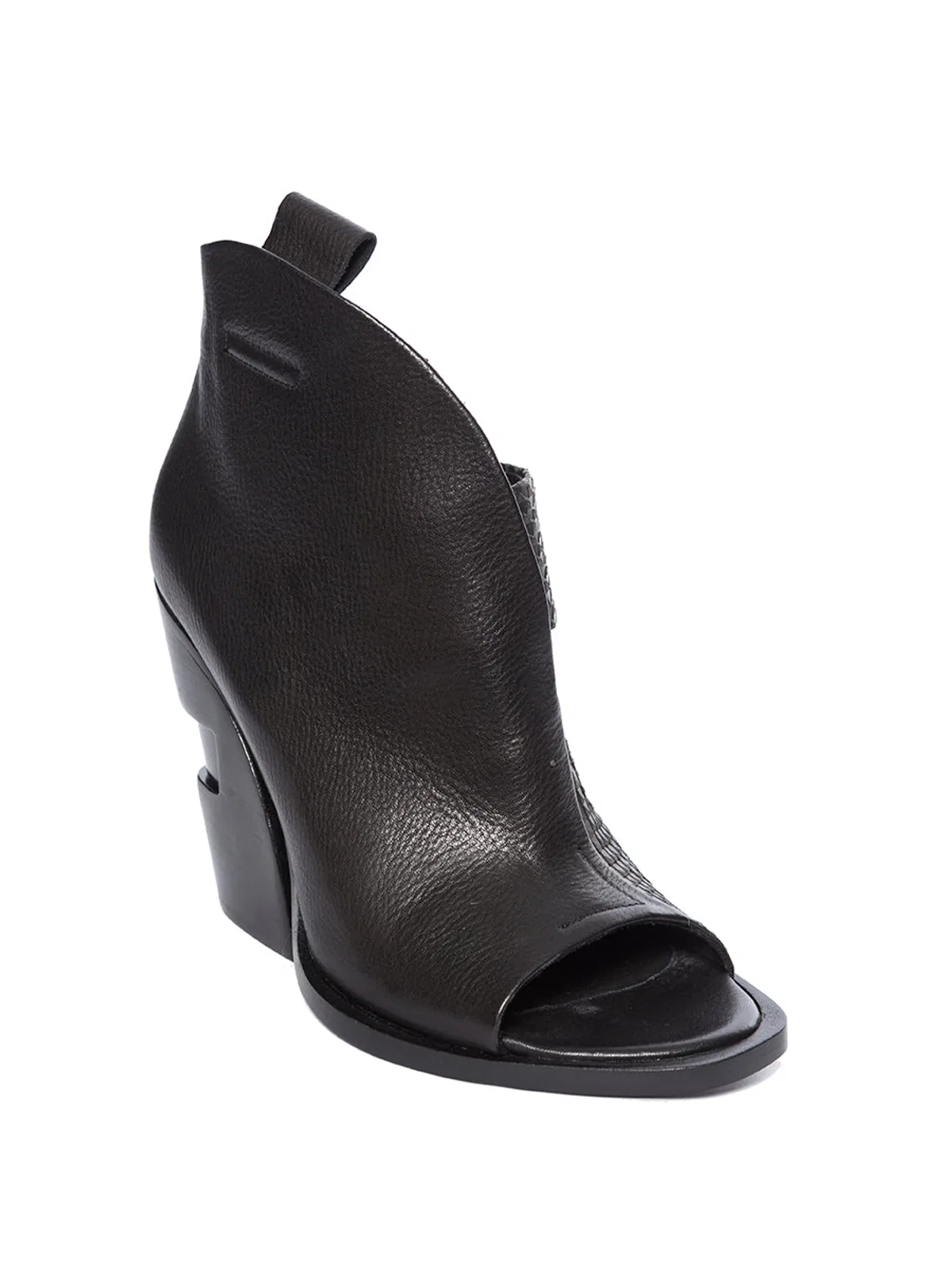 Cinzia Araia Open Leather Ankle Boot