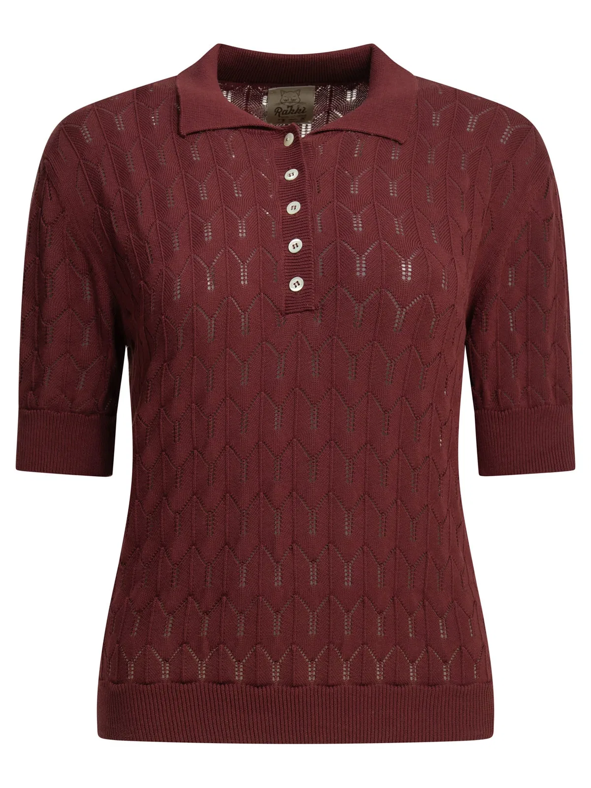 Rakki' Rakki "California" Polo Shirt With Butto