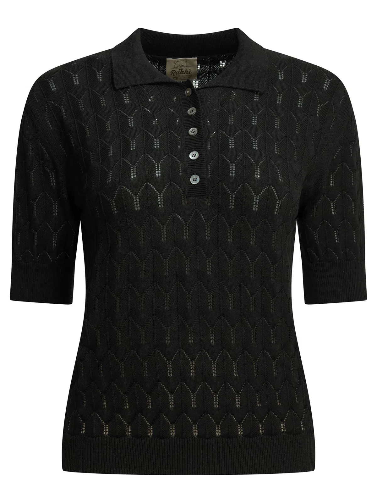 Rakki' Rakki "California" Polo Shirt With Butto