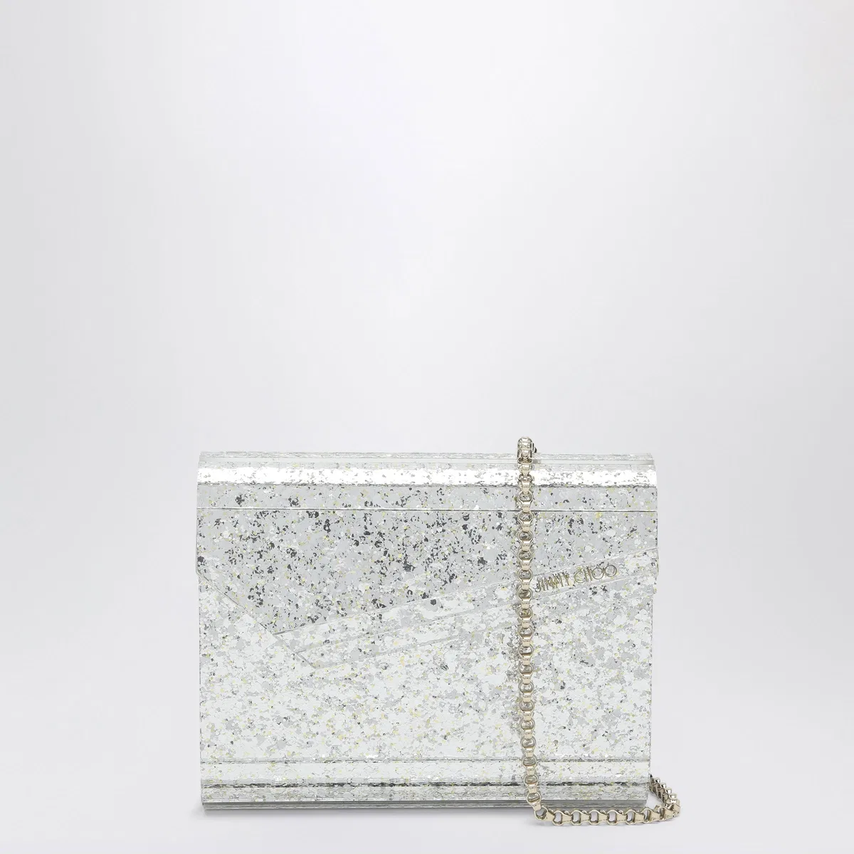 Jimmy Choo Champagne-Coloured Candy Clutch