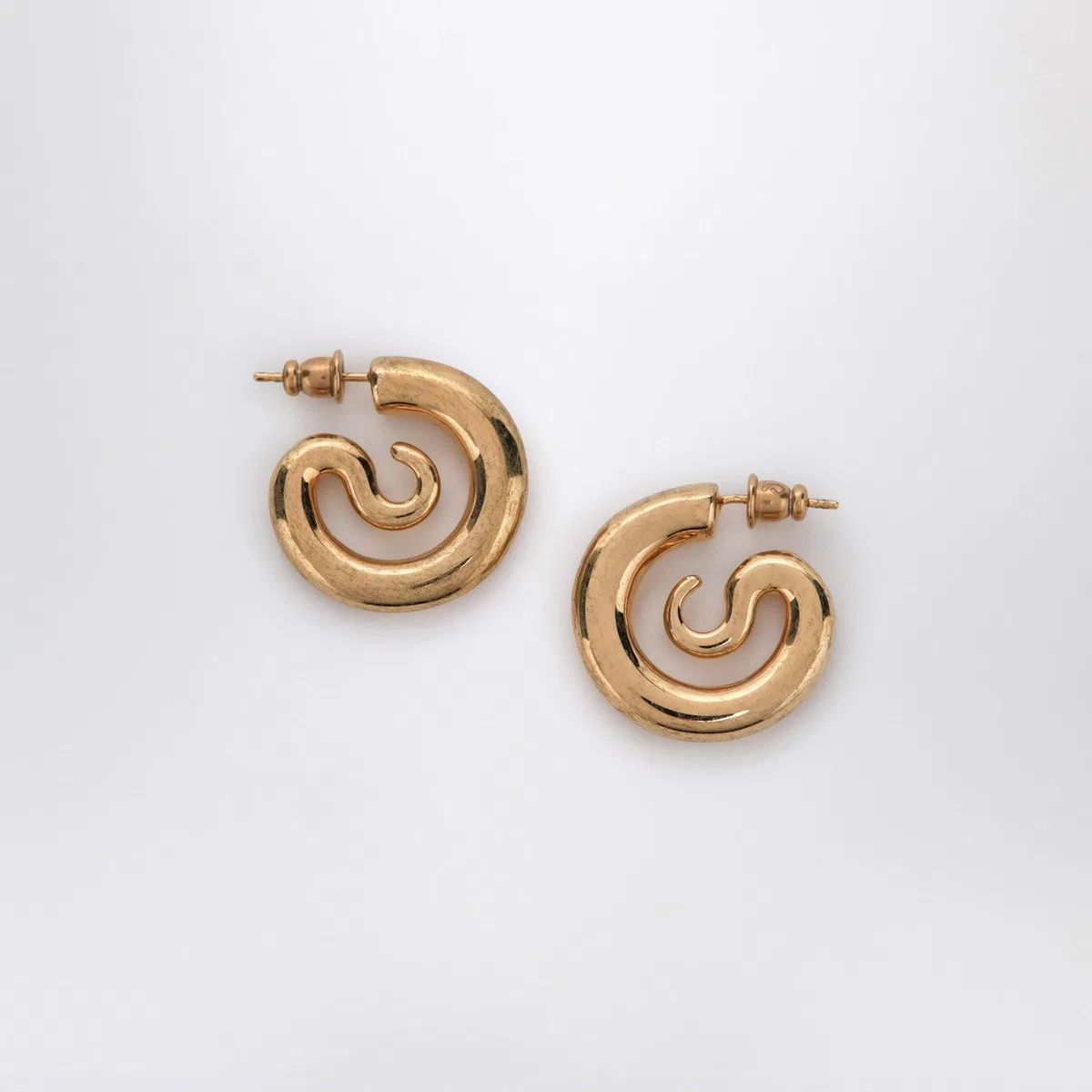 Panconesi Serpent Hoops Extra Small Earrings In Go