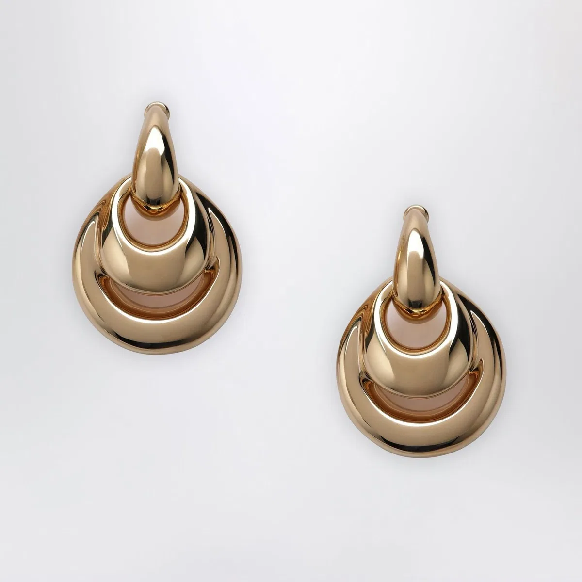 Panconesi Goldtone Blow Up Drop Earrings