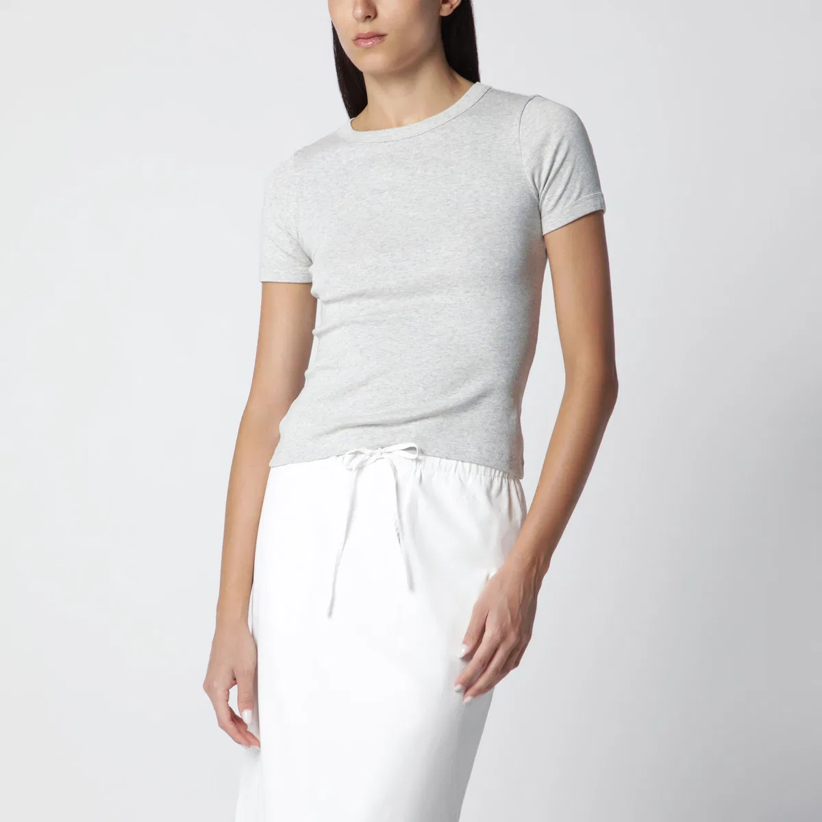 Flore Flore Grey Mélange Car Tee Organic Cotton T-Sh