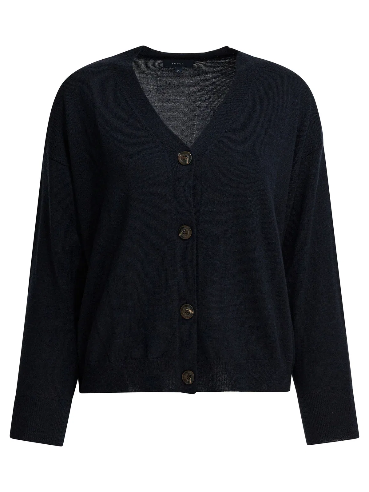 Soeur Blue Merino Wool Knitwear