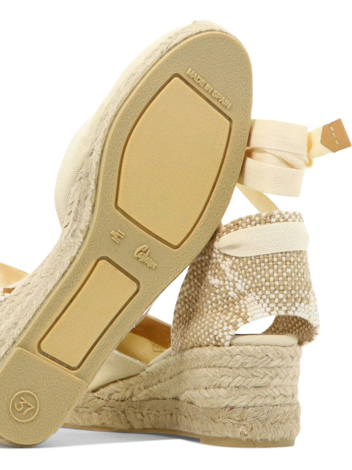 Castaner Castañer Beige Cotton Espadrilles