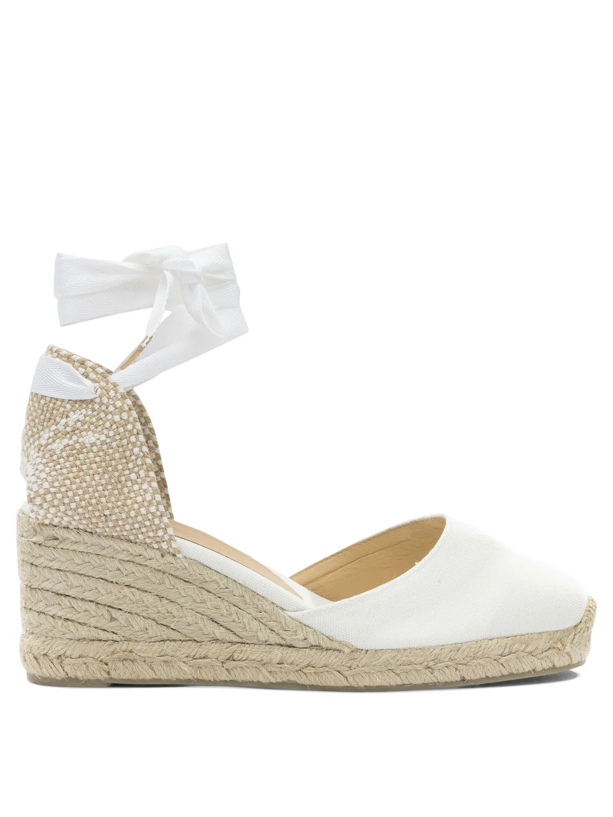 Castaner Castañer Carina White Cotton Espadrilles