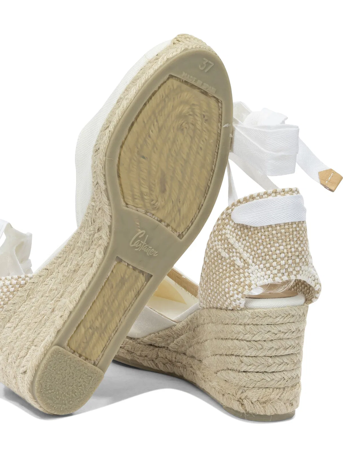 Castaner Castañer Carina White Cotton Espadrilles