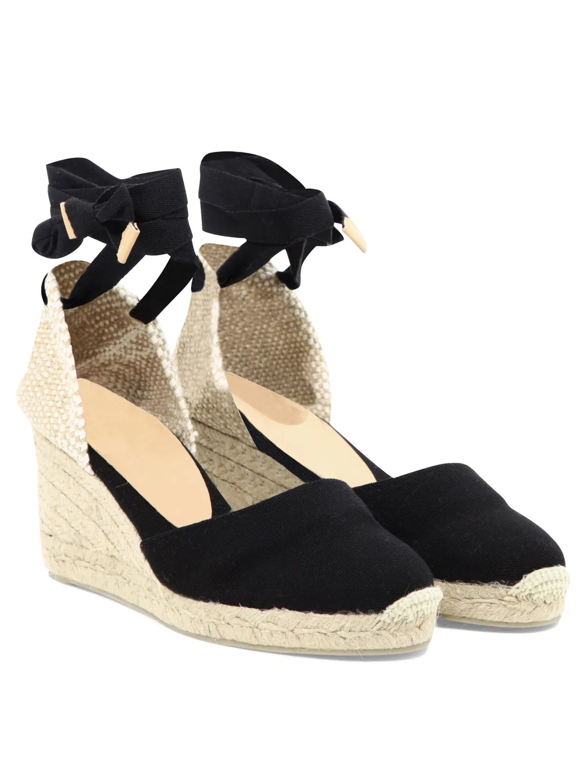 Castaner Castañer Black Cotton Espadrilles