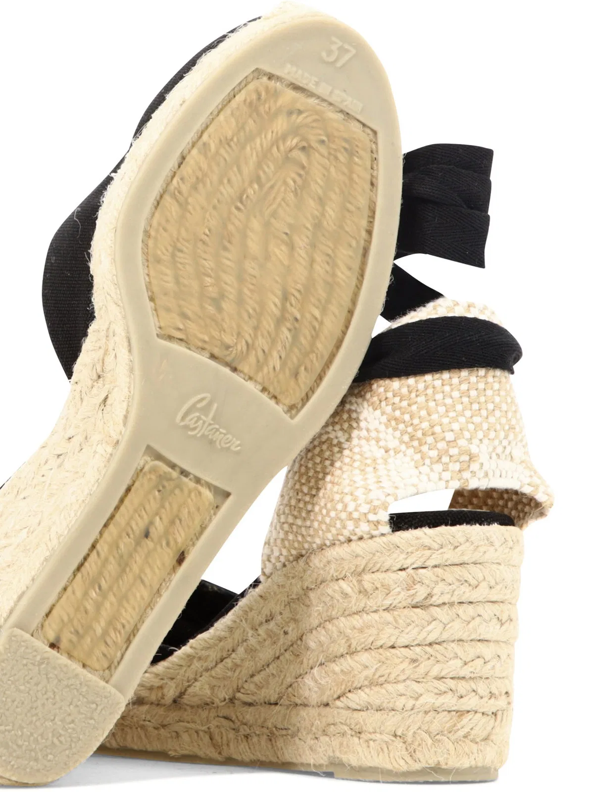 Castaner Castañer Black Cotton Espadrilles