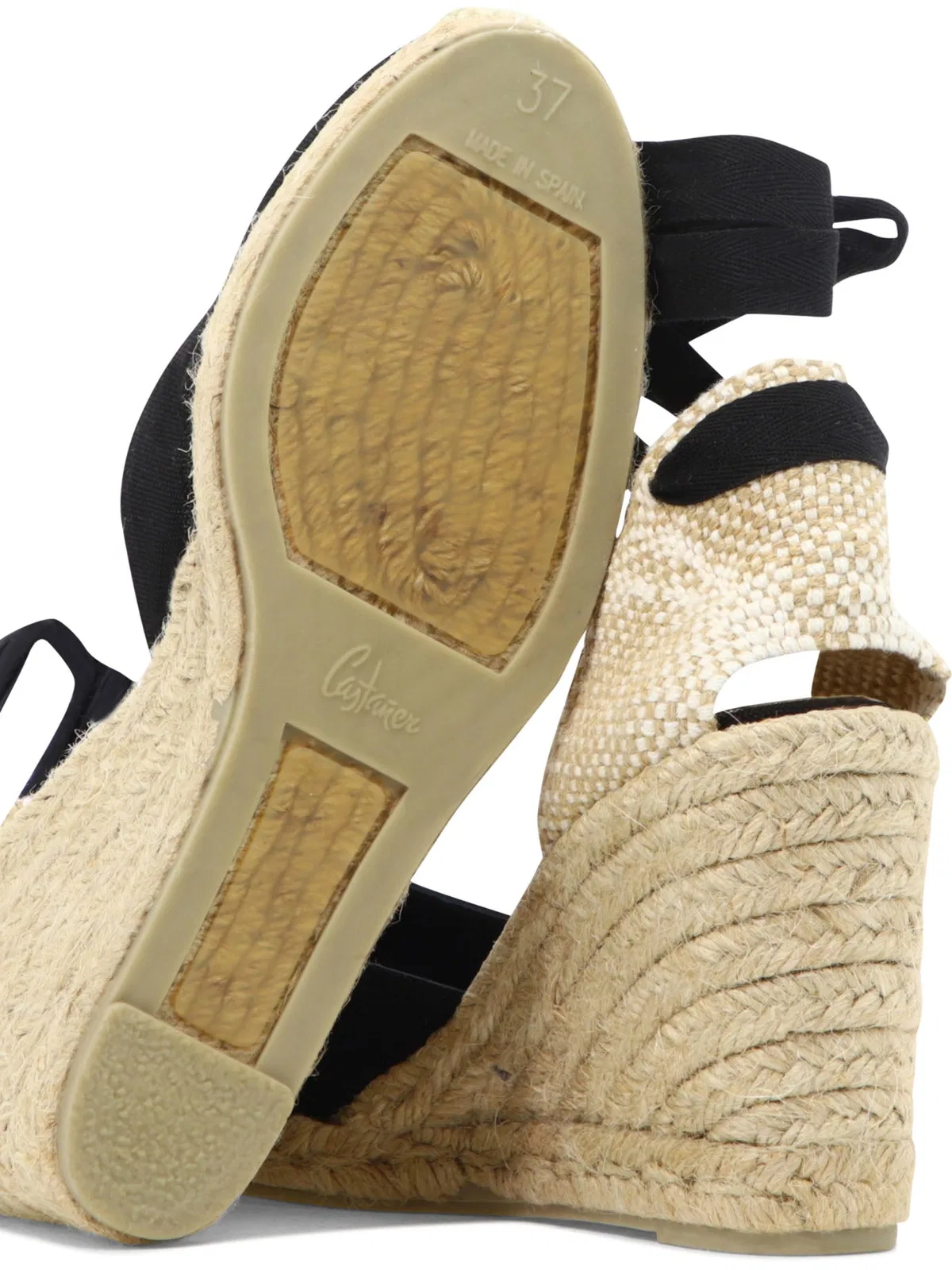 Castaner Castañer Black Cotton Espadrilles