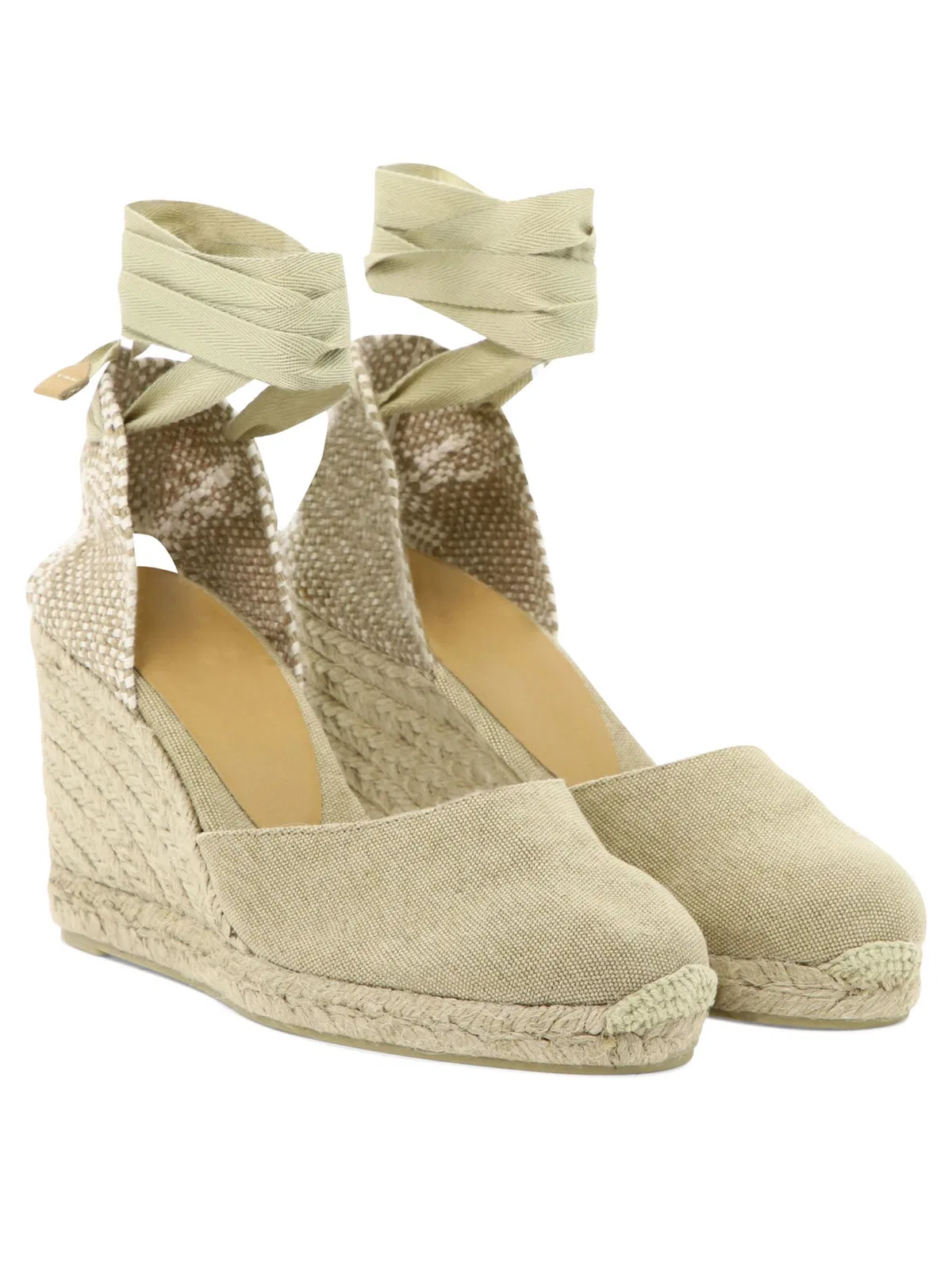 Castaner Castañer Beige Cotton Espadrilles