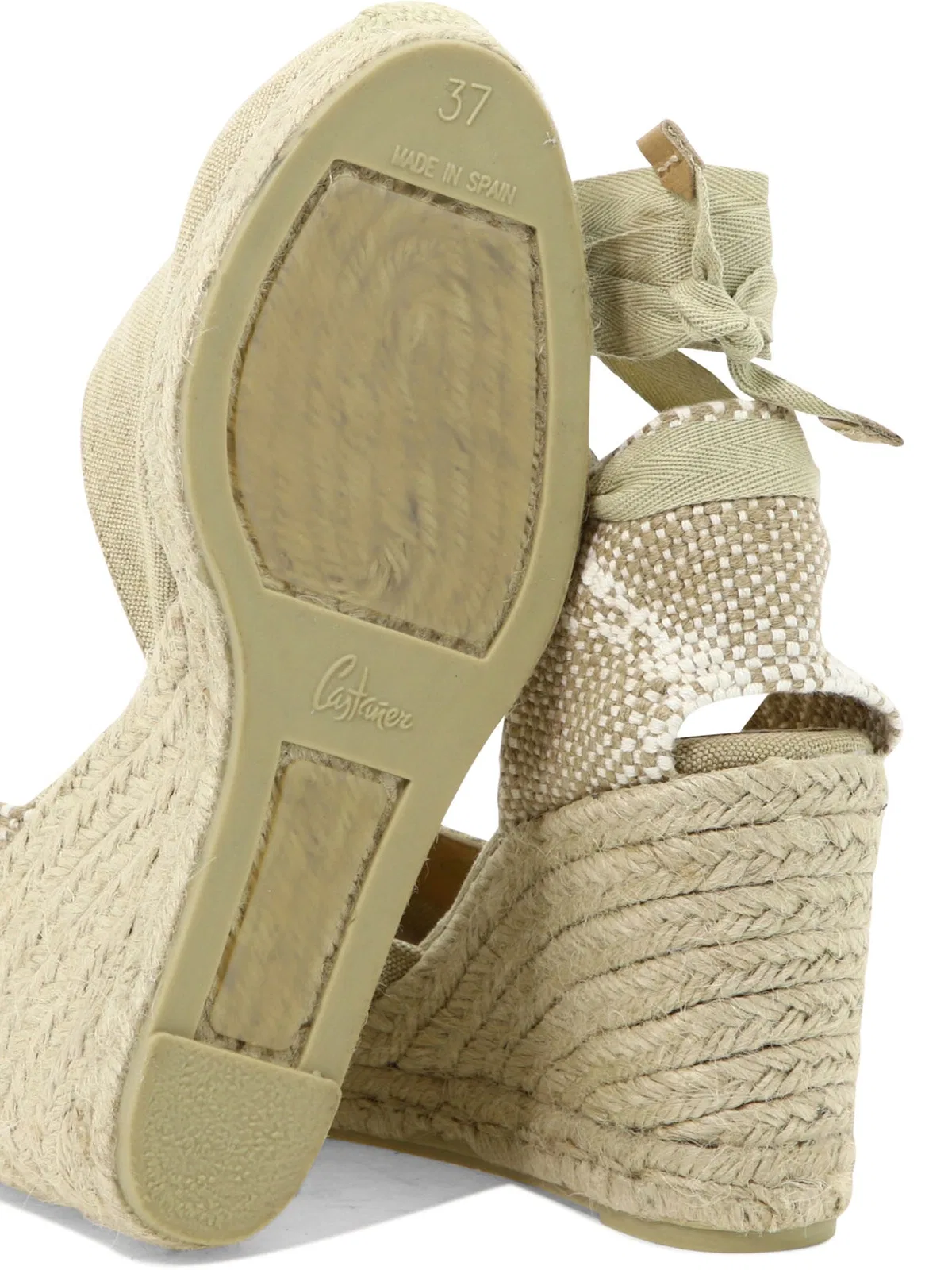 Castaner Castañer Beige Cotton Espadrilles