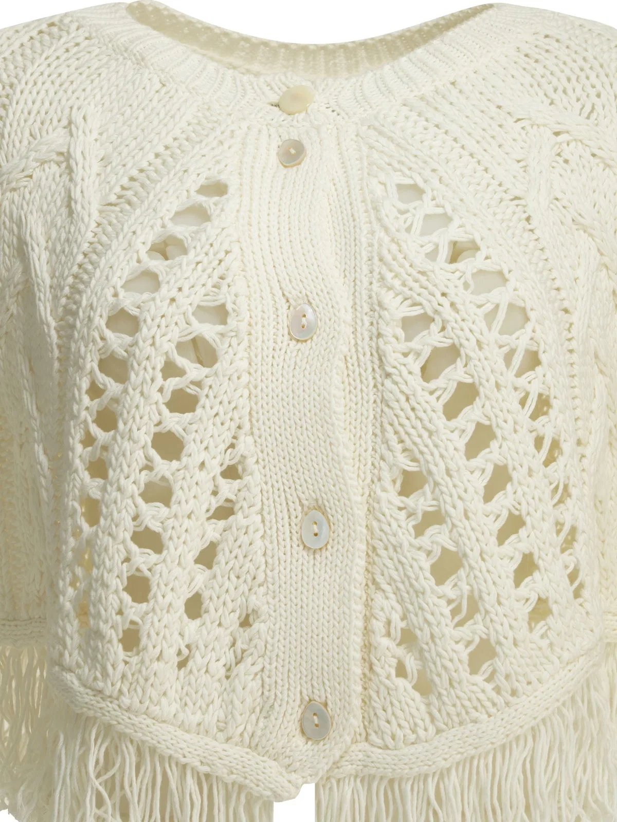 Rakki' Rakki Perforated Cotton Cape