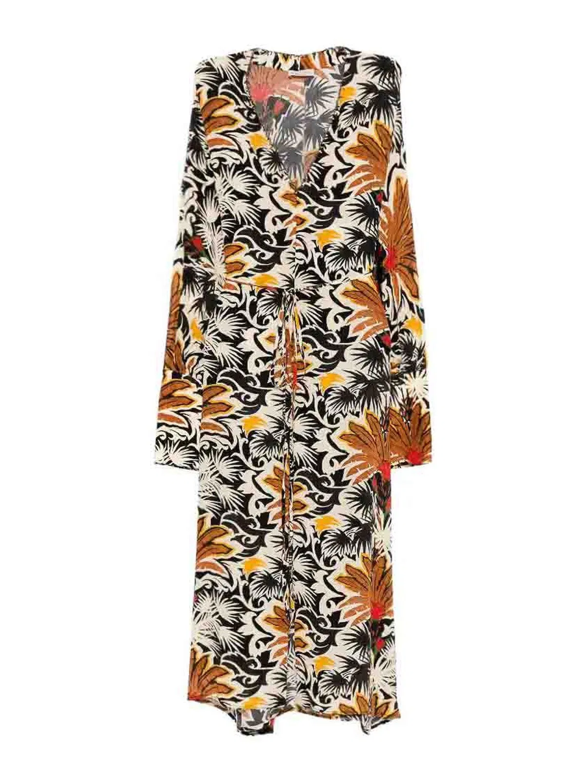 Anjuna Brown Viscose Kaftan