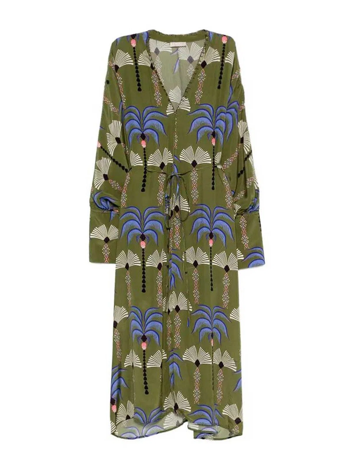 Anjuna Green Viscose Kaftan