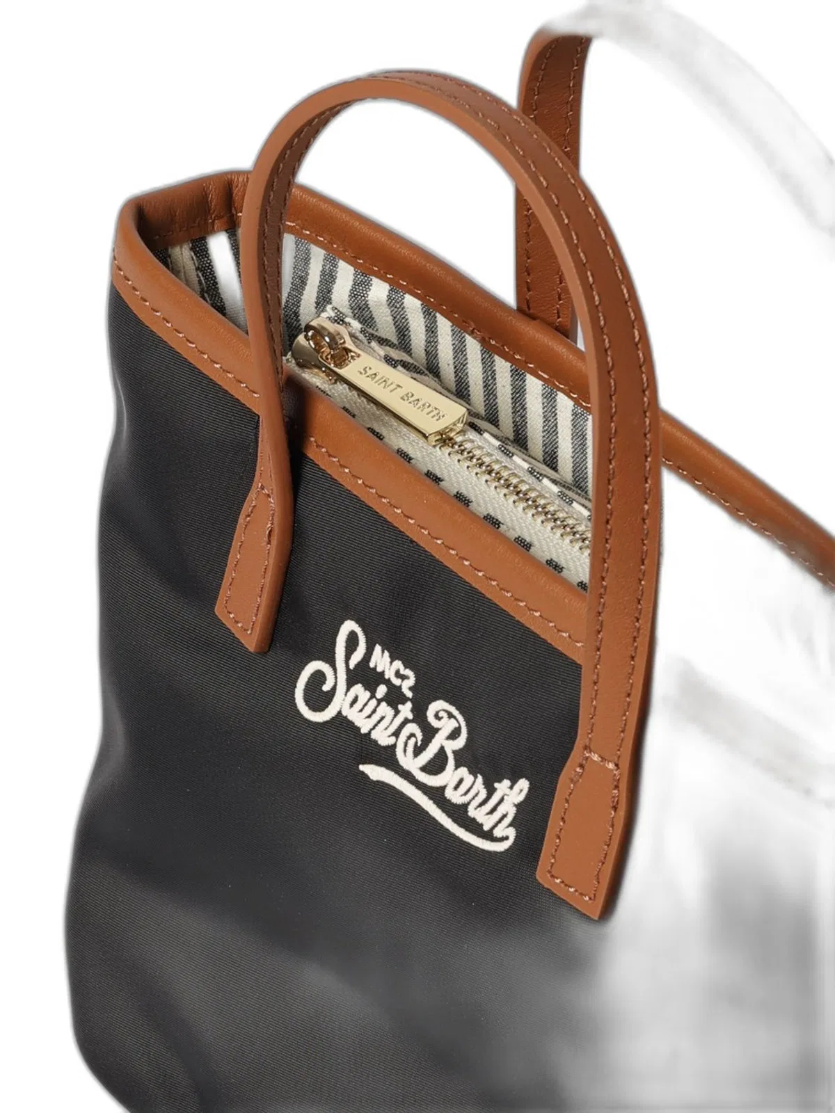 Mc2 Saint Barth City Mini Bag With Logo And Shoulder Str