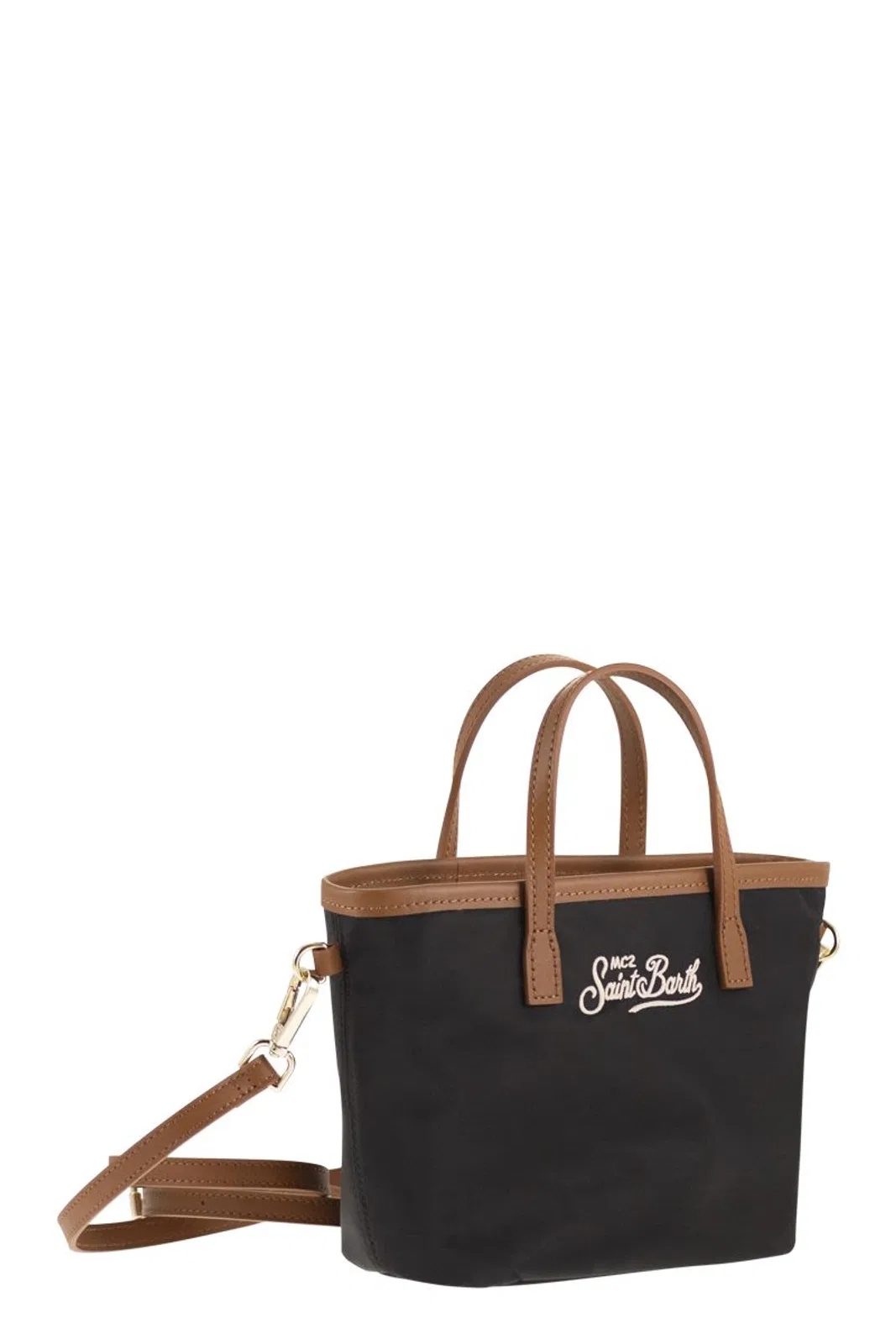 Mc2 Saint Barth City Mini Bag With Logo And Shoulder Str