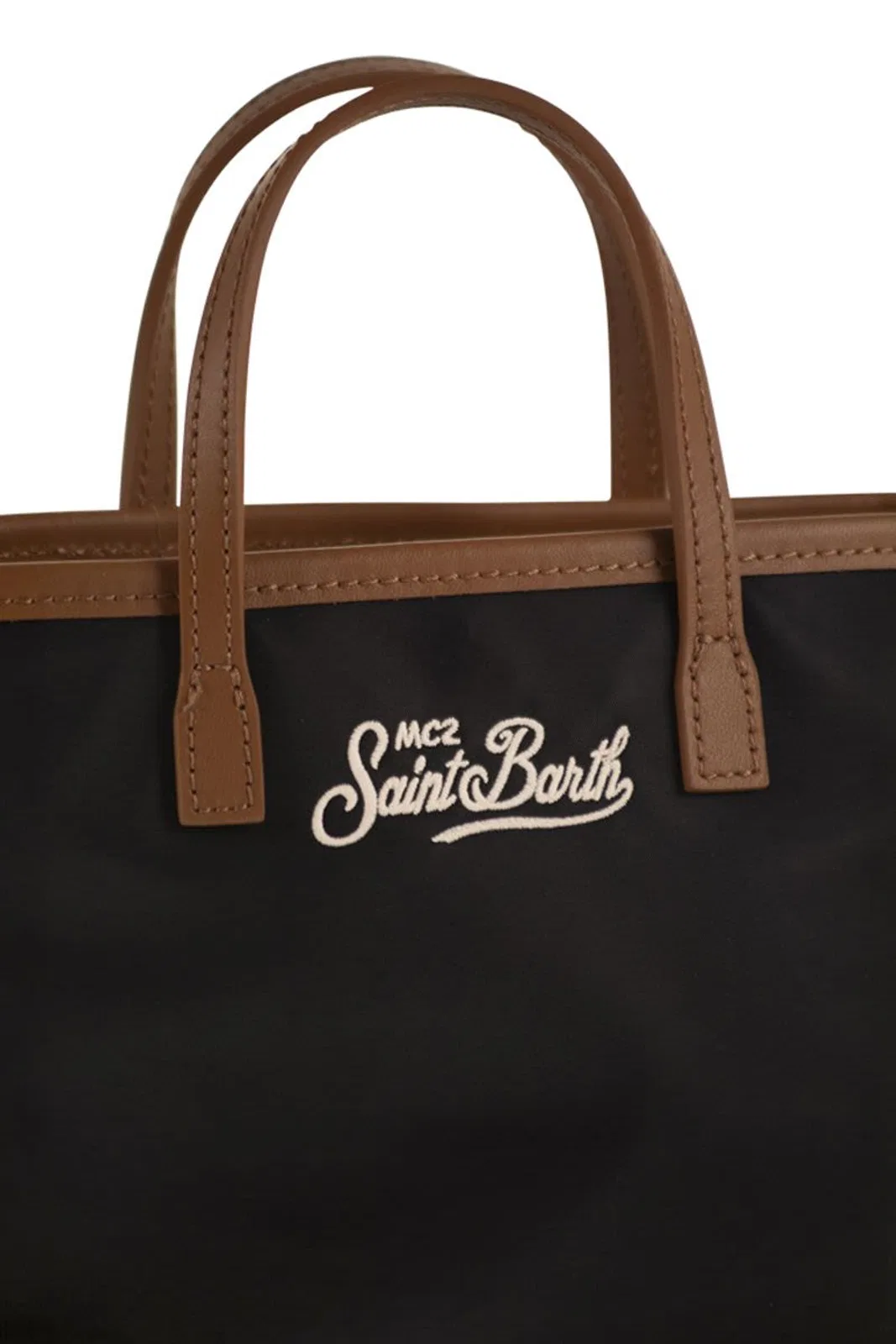 Mc2 Saint Barth City Mini Bag With Logo And Shoulder Str
