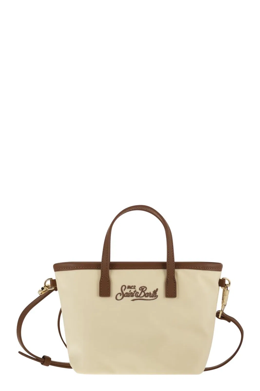 Mc2 Saint Barth City Mini Bag With Logo And Shoulder Str