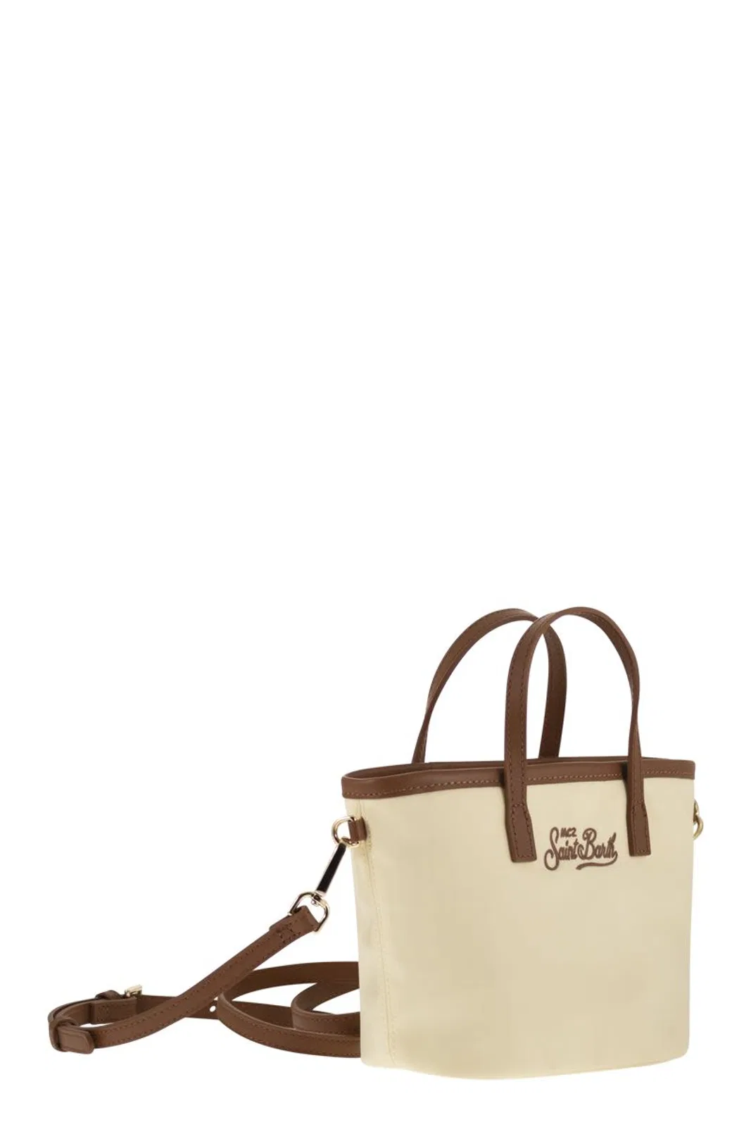 Mc2 Saint Barth City Mini Bag With Logo And Shoulder Str