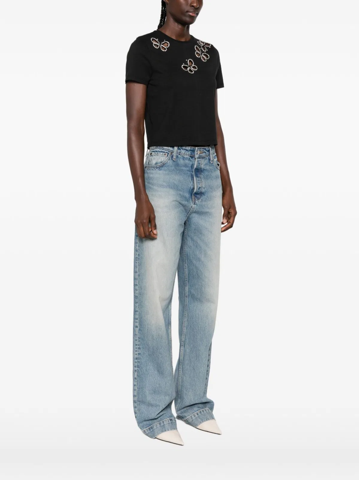Alice + Olivia Cindy Cut-Out T-Shirt