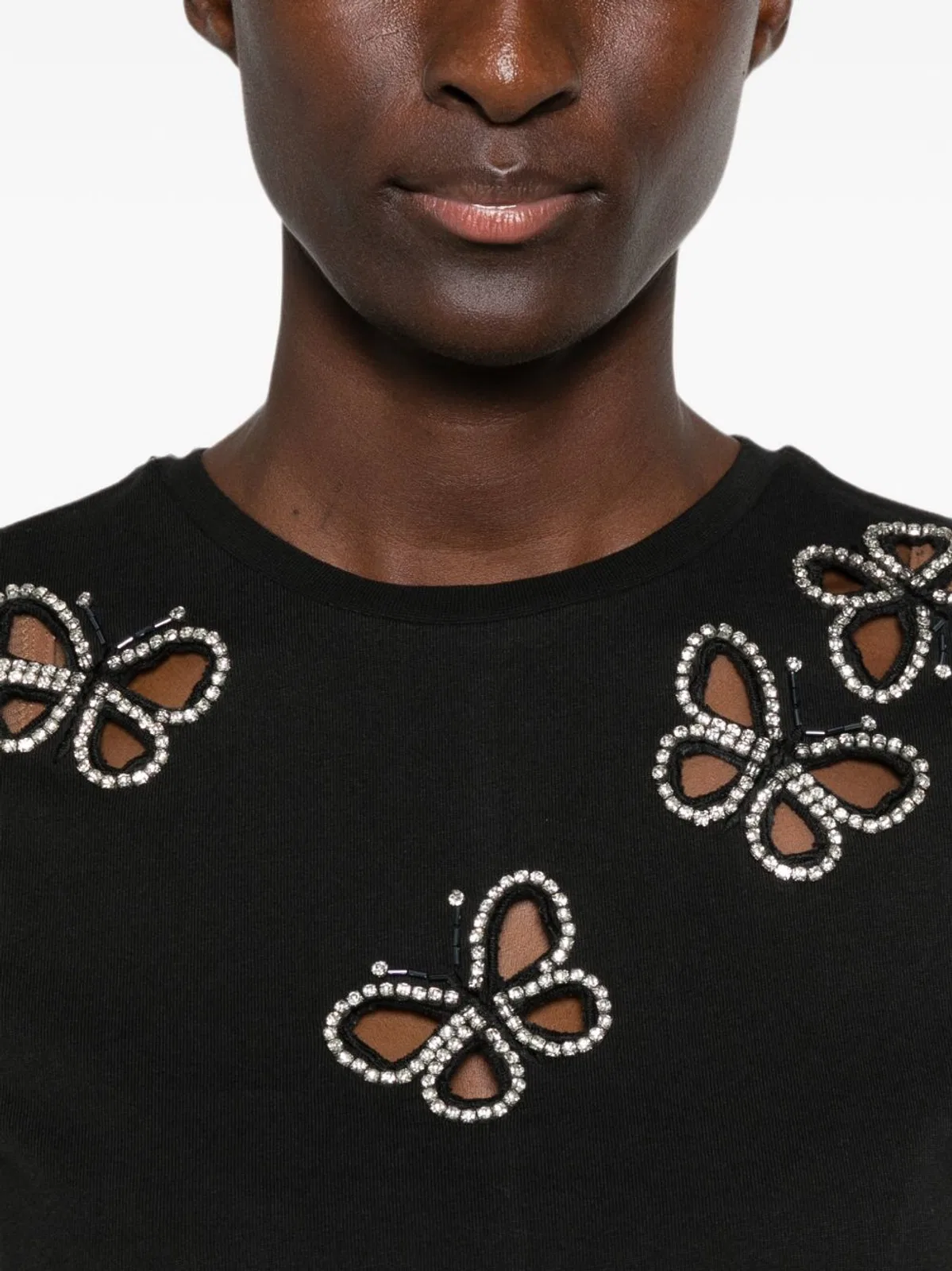 Alice + Olivia Cindy Cut-Out T-Shirt
