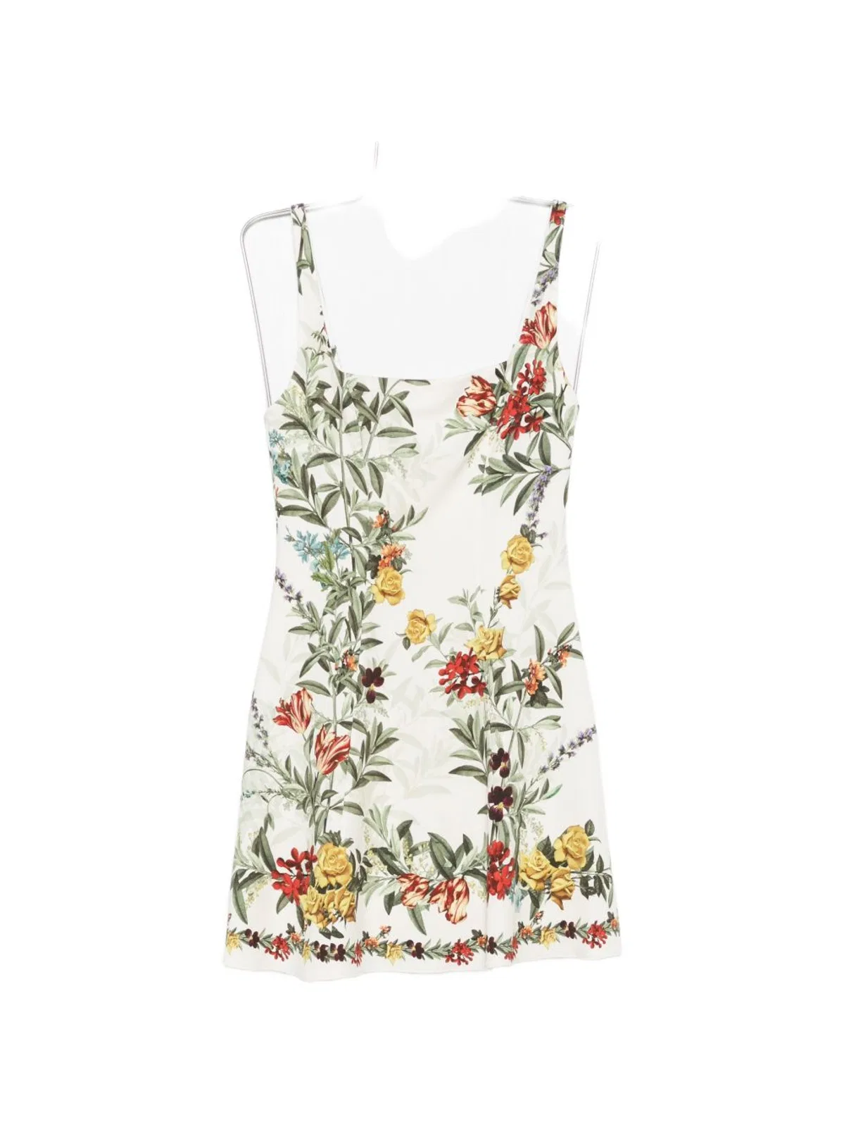 Alice + Olivia Floral Square Neck Dress
