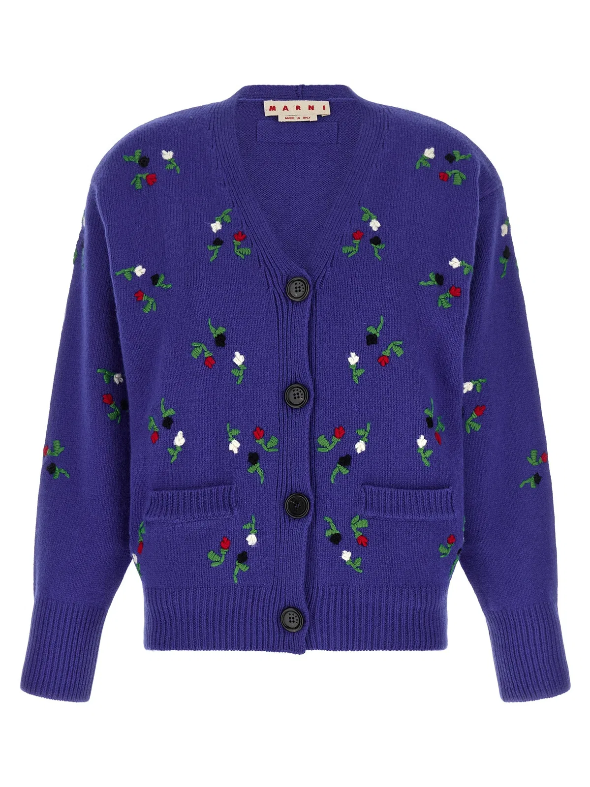 Marni Floral Embroidery Cardigan