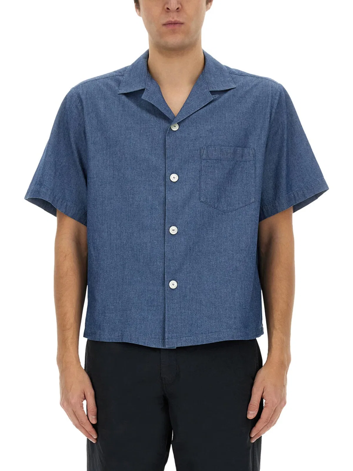 Aspesi Short Sleeve Denim Shirt