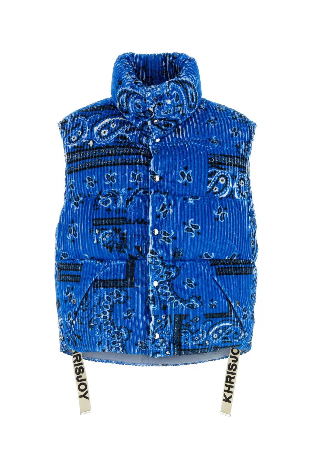 Khrisjoy Printed Corduroy Oversize Sleeveless Dow