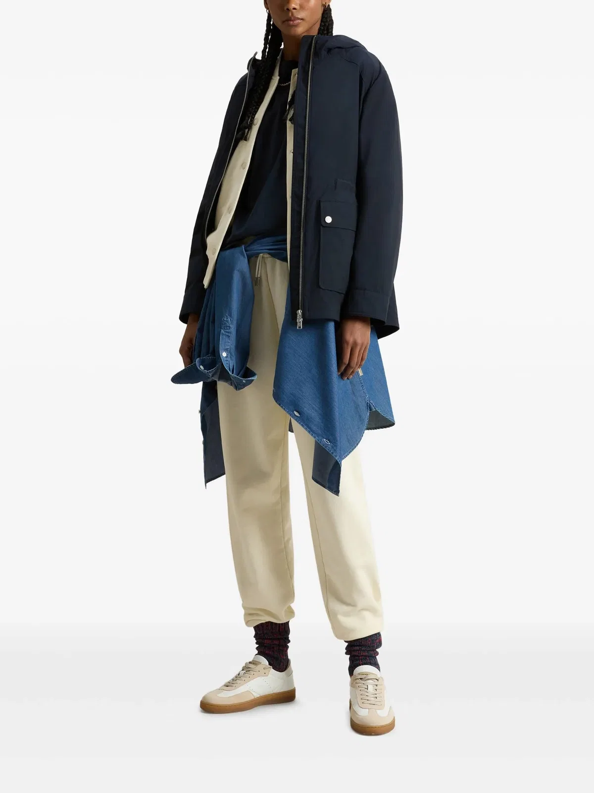 Woolrich Giacca In Urban Touch Con Cappuccio