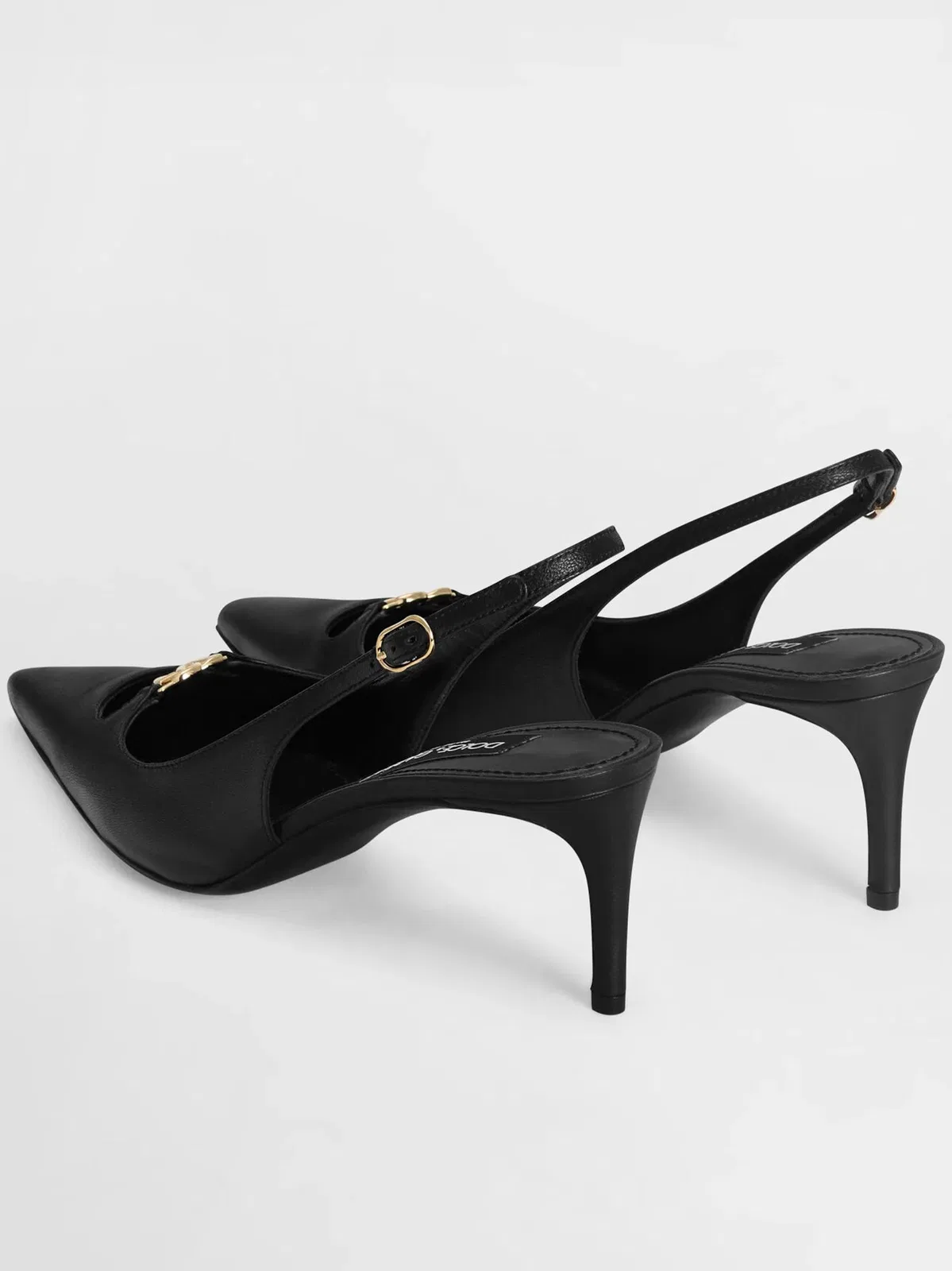 Dolce Gabbana Dolce & Gabbana Black Leather Heels
