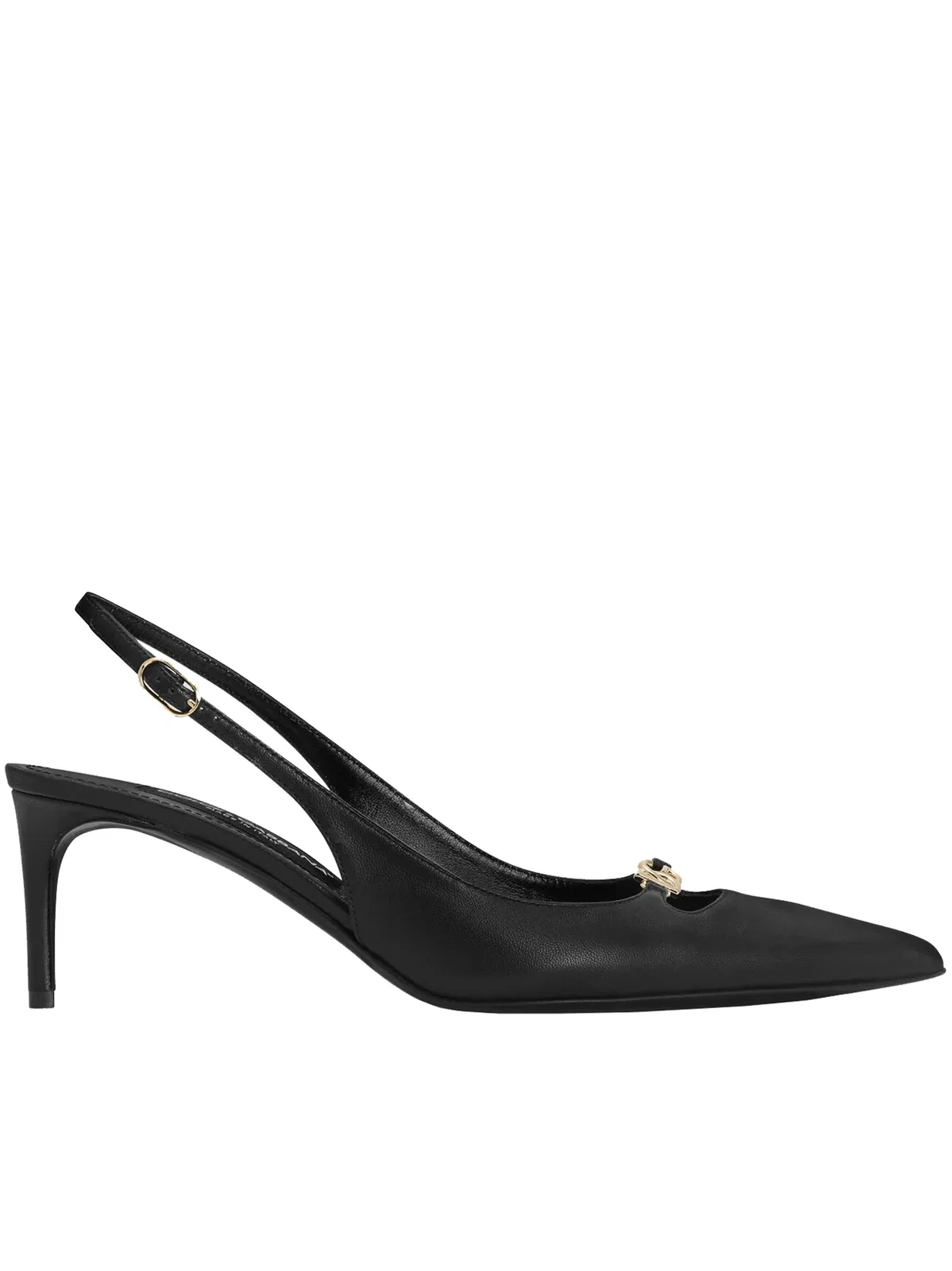 Dolce Gabbana Dolce & Gabbana Black Leather Heels